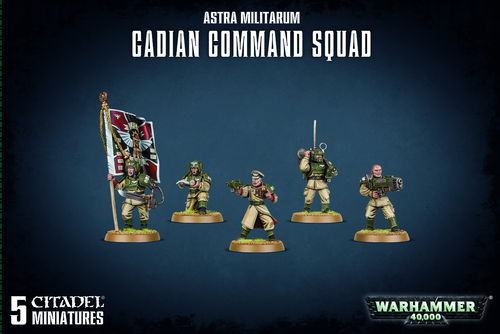 Astra Militarum: Cadian Command Squad